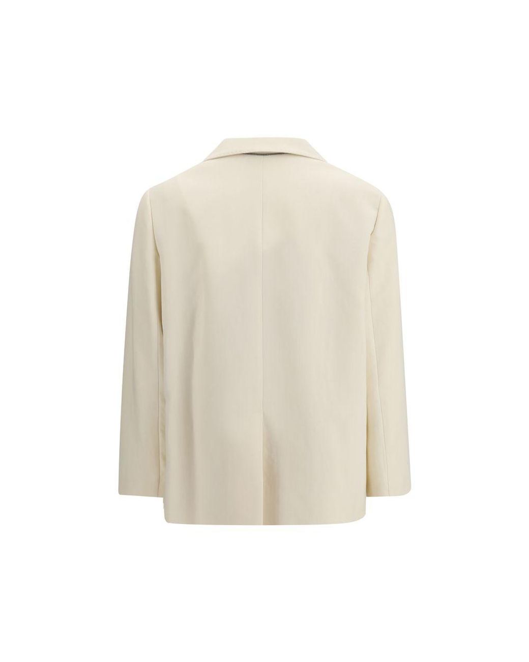 Brunello Cucinelli Natural Beige Viscose Jacket