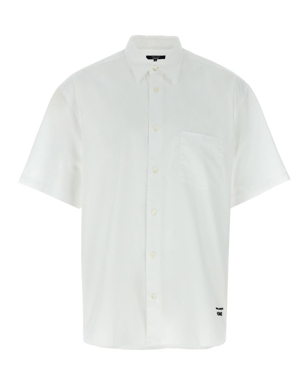 Comme des Garçons White Cotton Blouse for men