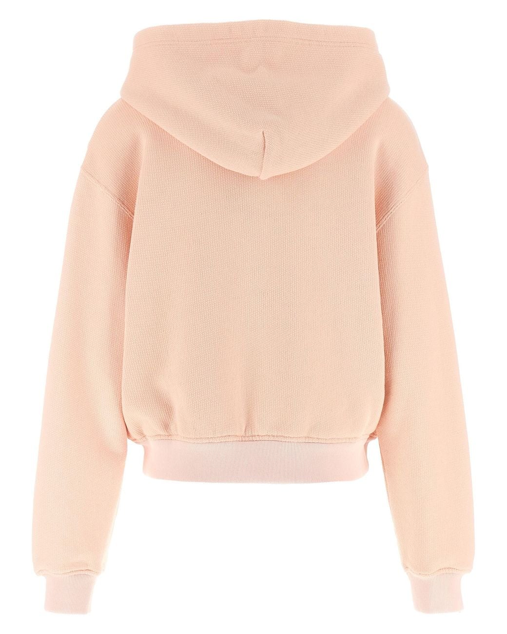 Dolce & Gabbana Pink Logo Embroidery Hoodie Cotton Sweatshirt