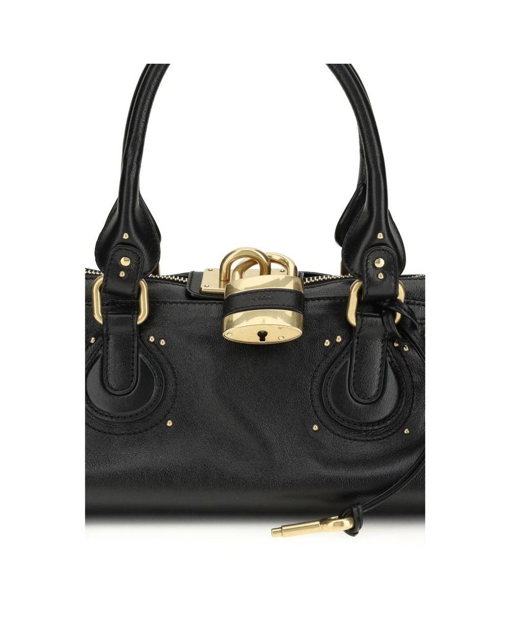 Chloé Black Buffalo Leather Shoulder Bag
