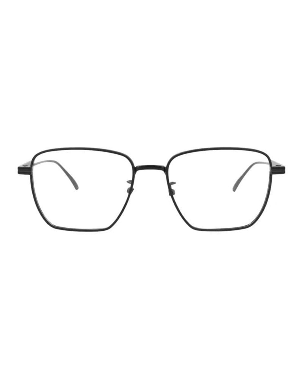 Bottega Veneta Brown Bv1015O Mini Eyeglasses With Clear Demo Lens for men