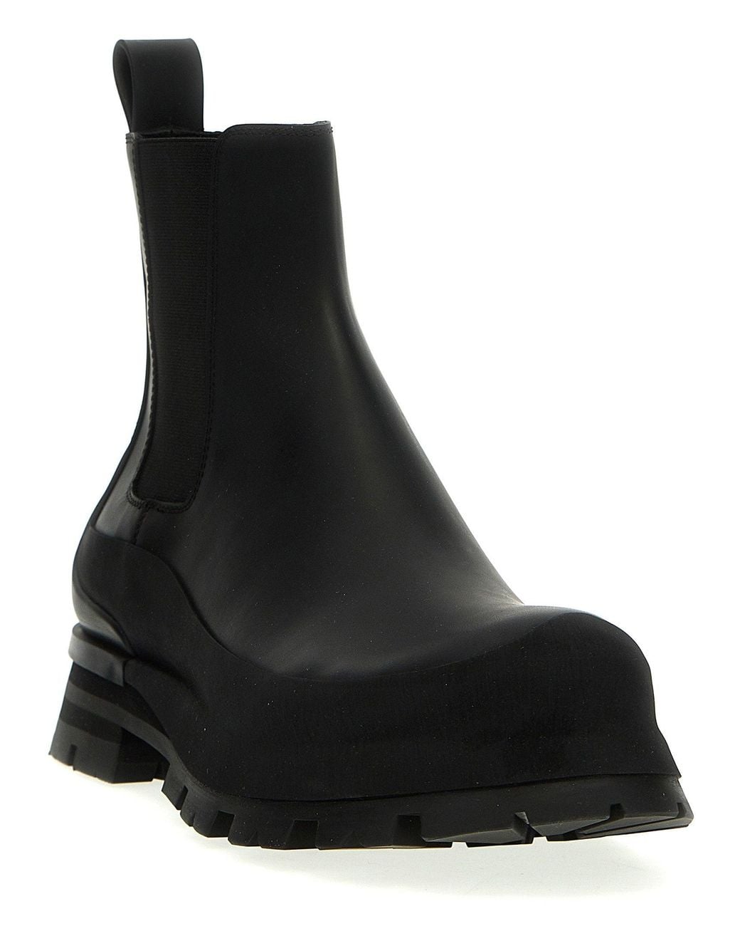 McQueen Black Wander Ankle Boot