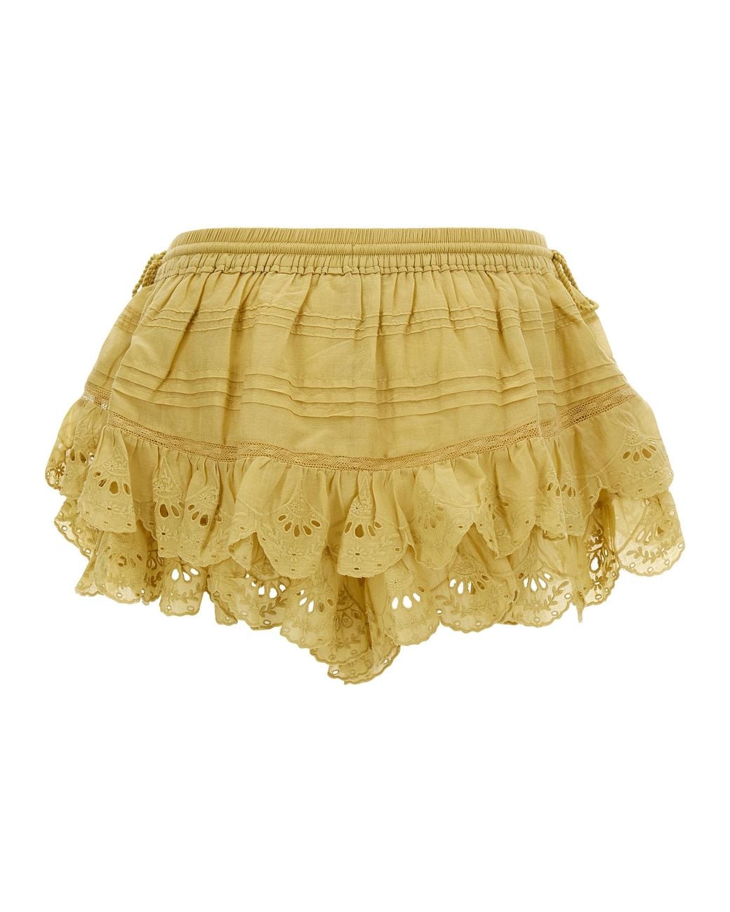 Isabel Marant Yellow Puria Shorts