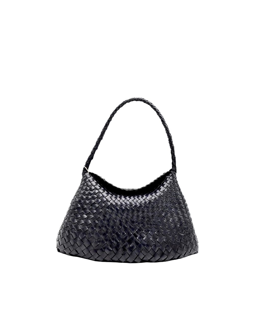 Dragon Diffusion Blue Shoulder Bag Santa Maria Buff Calf Leather