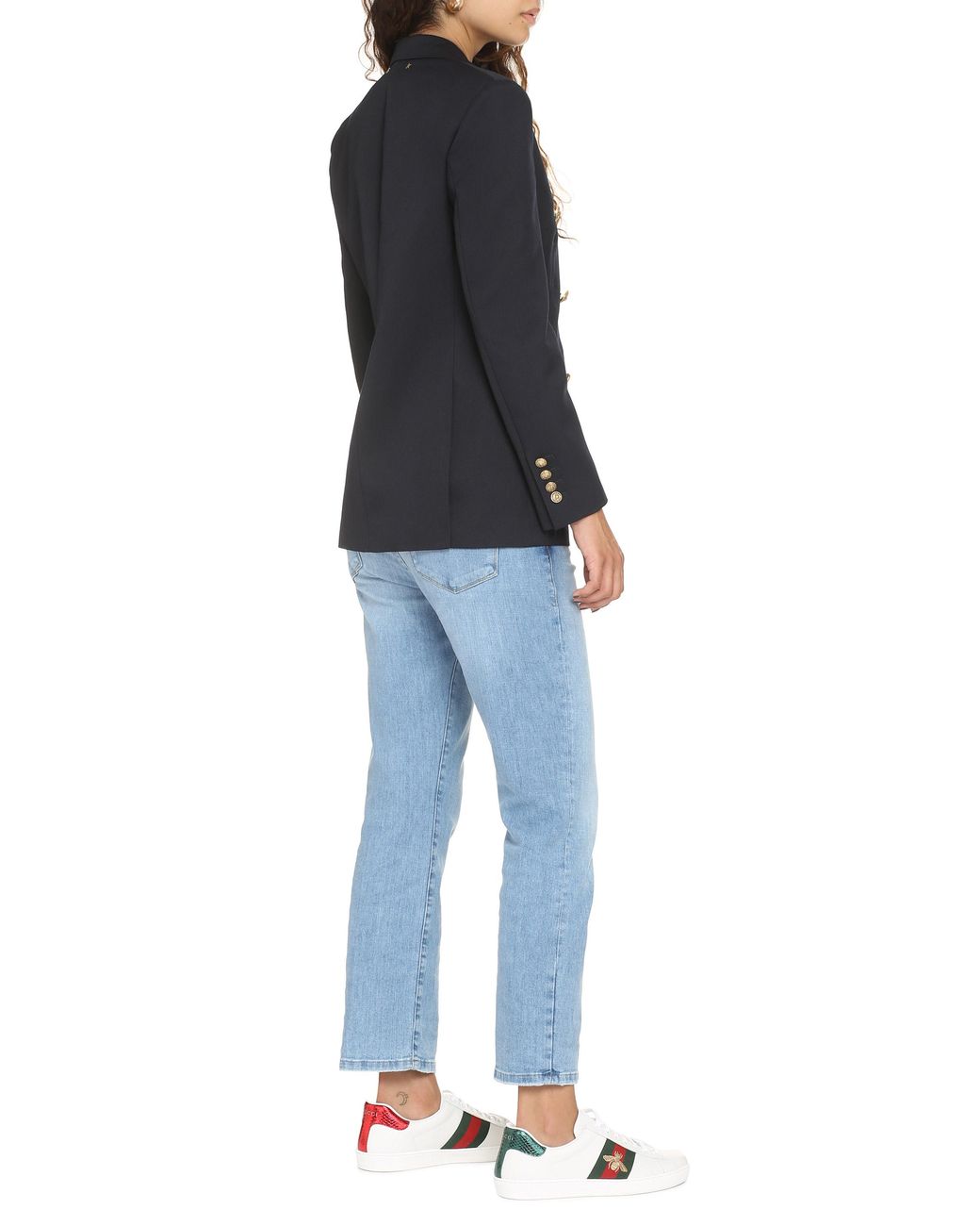 Golden Goose Deluxe Brand Black Diva Double Breasted Blazer