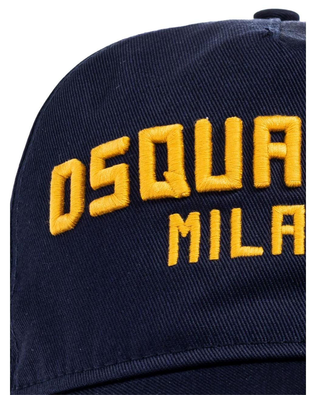 DSquared² Blue Milano Logo Baseball Cap for men