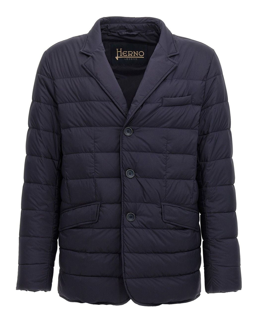 Herno Blue Harness Insert Blazer for men