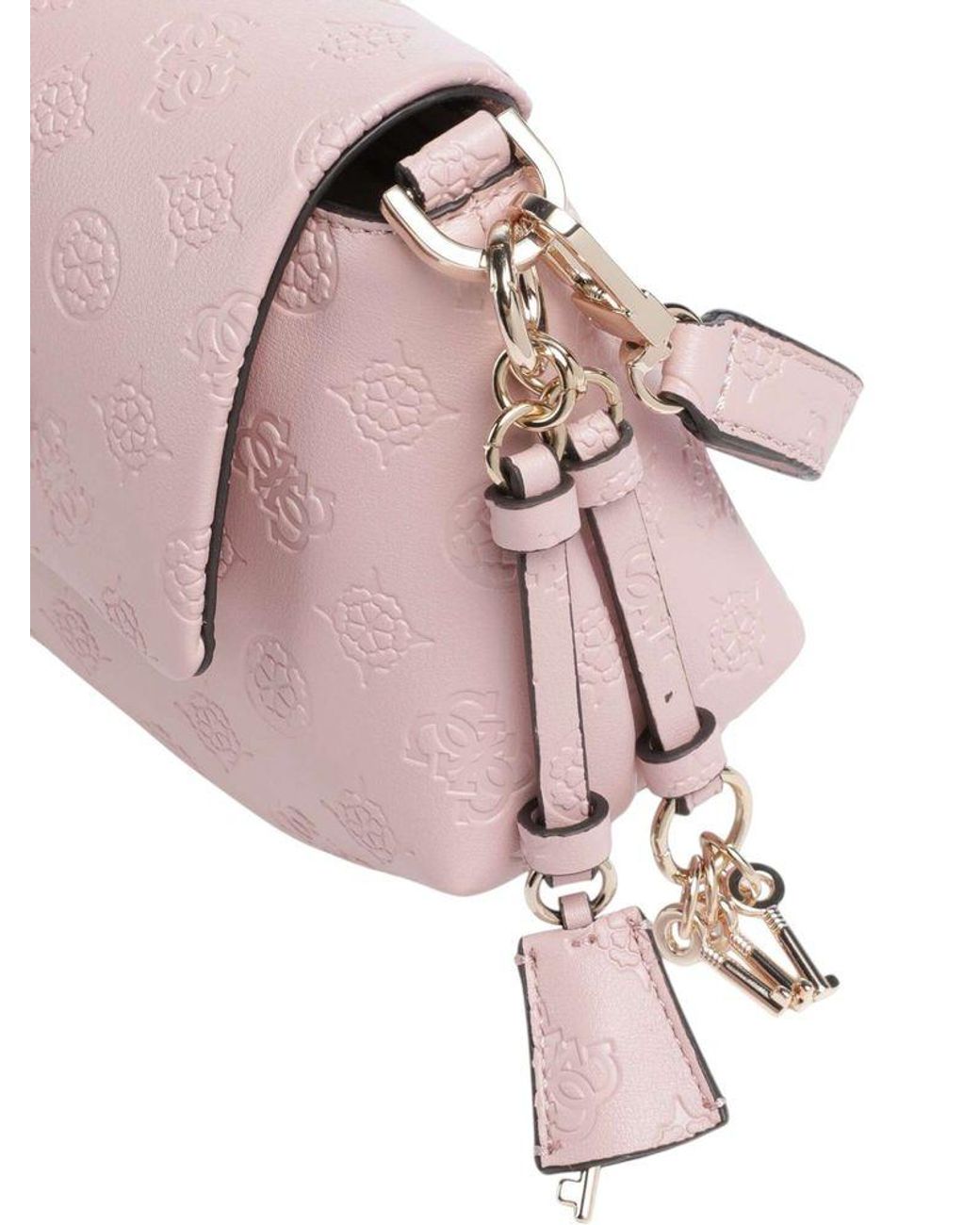 Guess Pink Crossbody Bag Polyurethane Crossbody-Bags