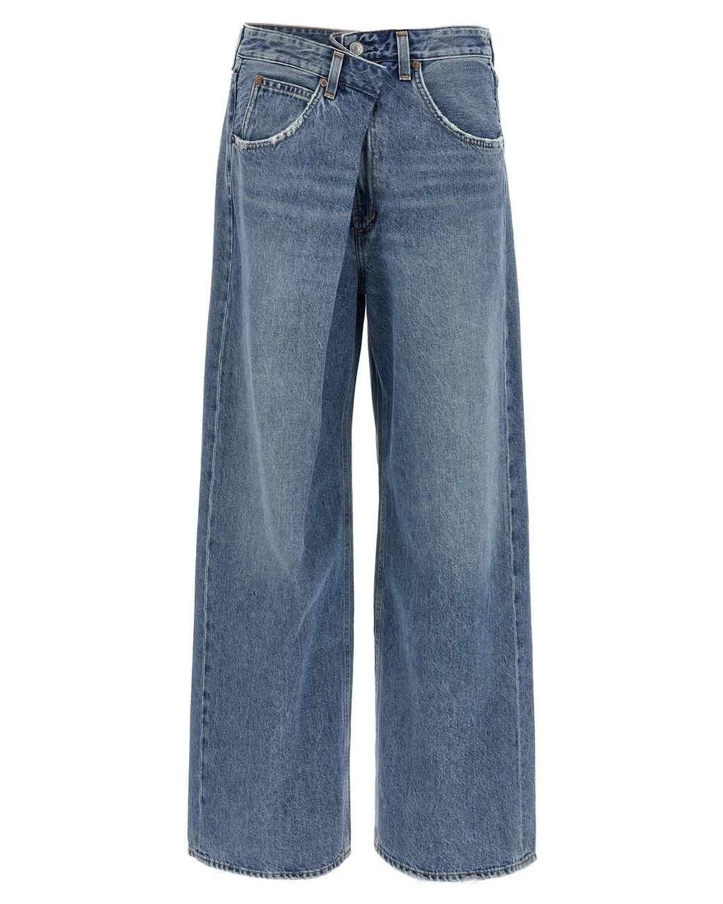 Denum Blue Color Code Agolde Vana Jeans in Blue | Lyst