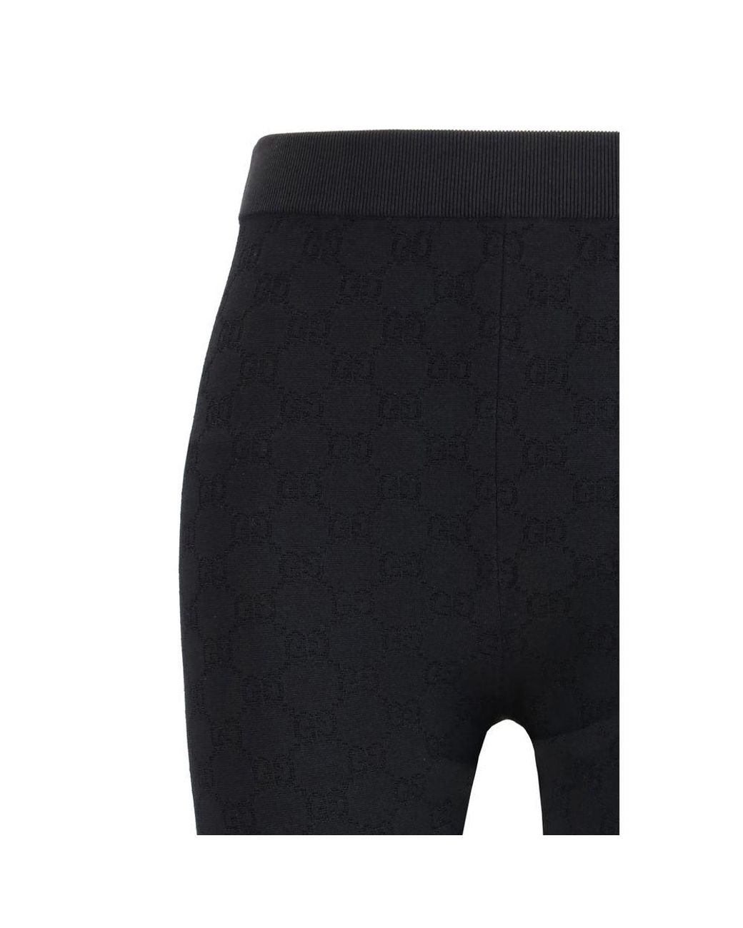 Gucci Blue Black Viscose Leggings