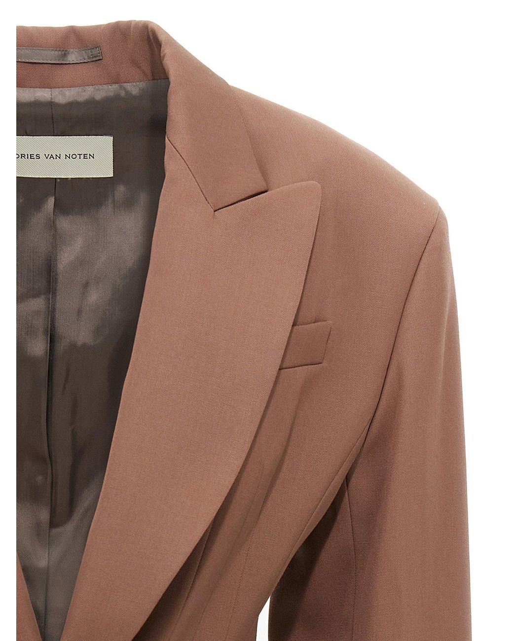 Dries Van Noten Brown Blazer