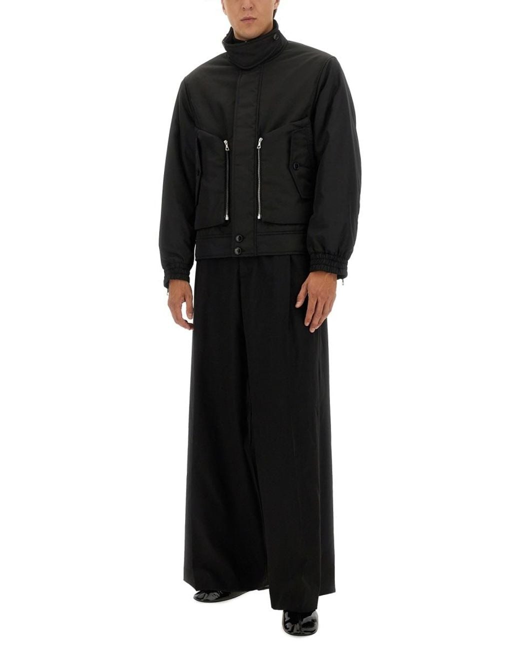 Dries Van Noten Black Jacket Venice Polyester for men