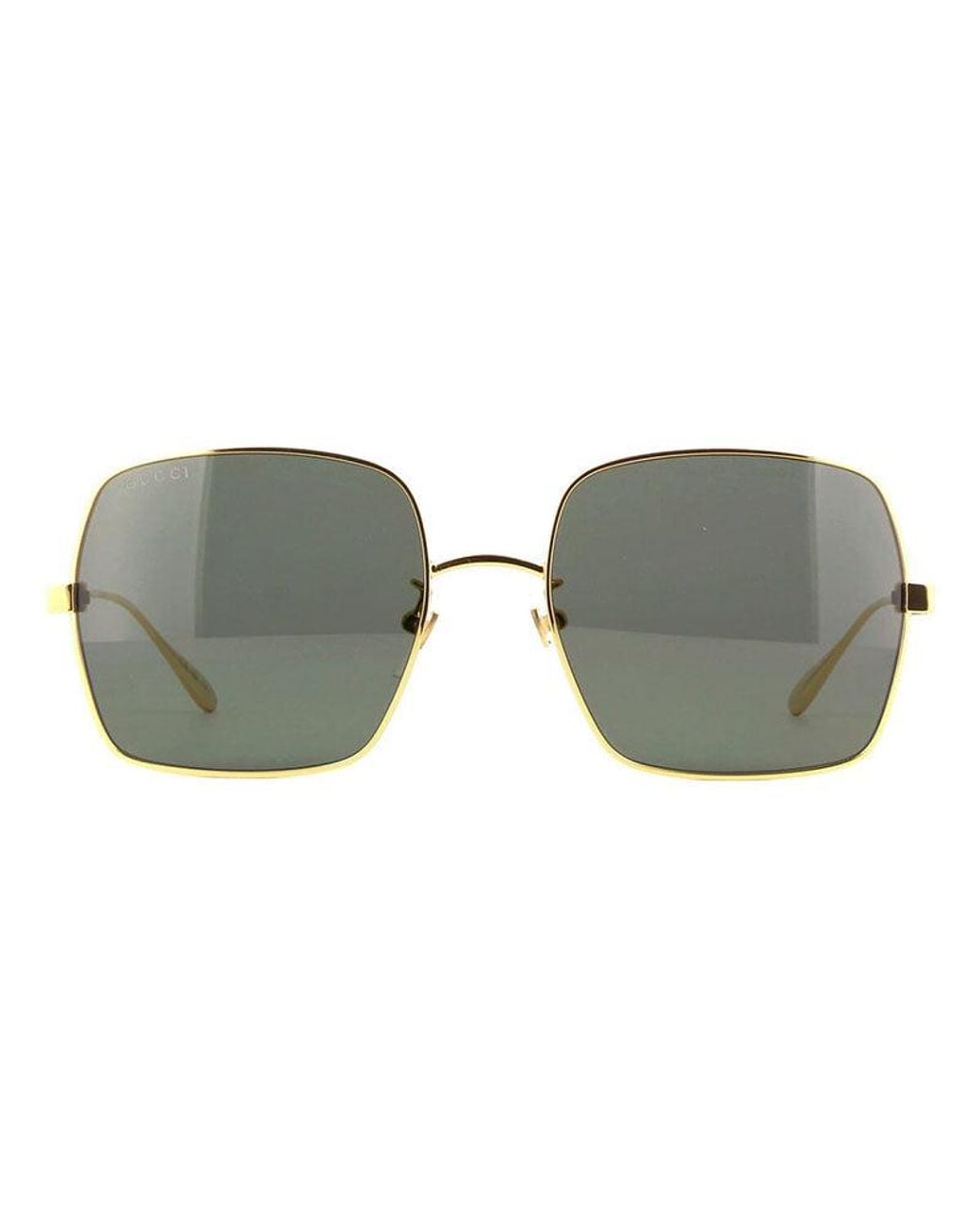 Gucci Gray Sunglasses Square Full Rim, Frame And Lens Gg1434S001