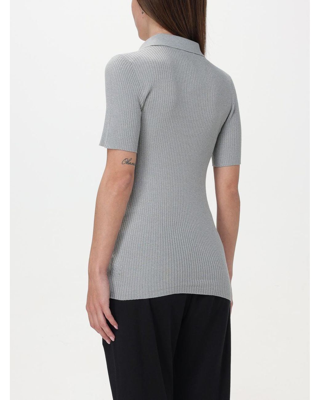 Brunello Cucinelli Gray Light Wool Blend Shirt