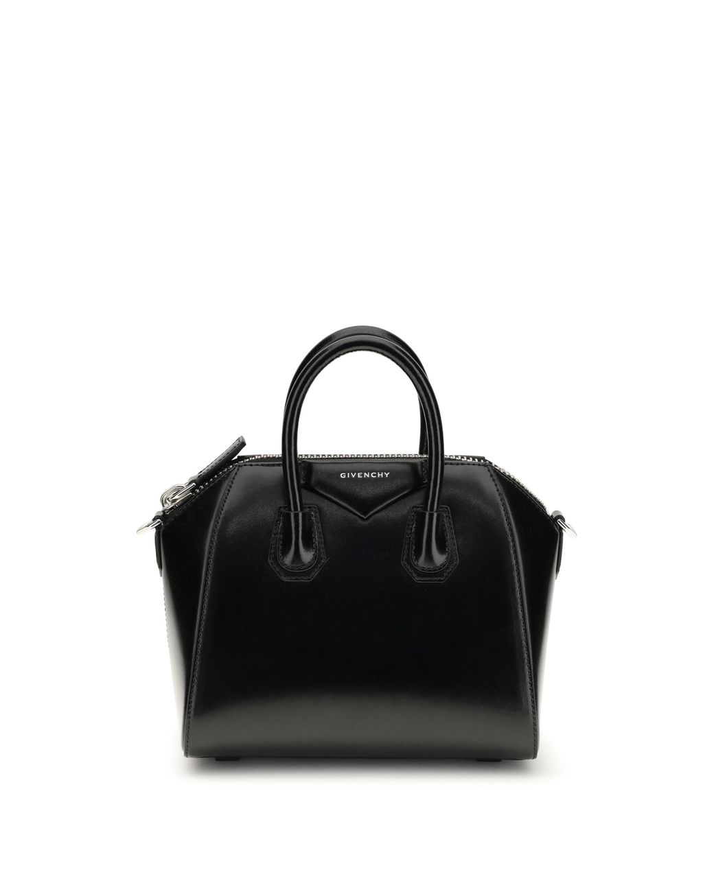 Givenchy Black Box Leather Antigona Mini Handbag