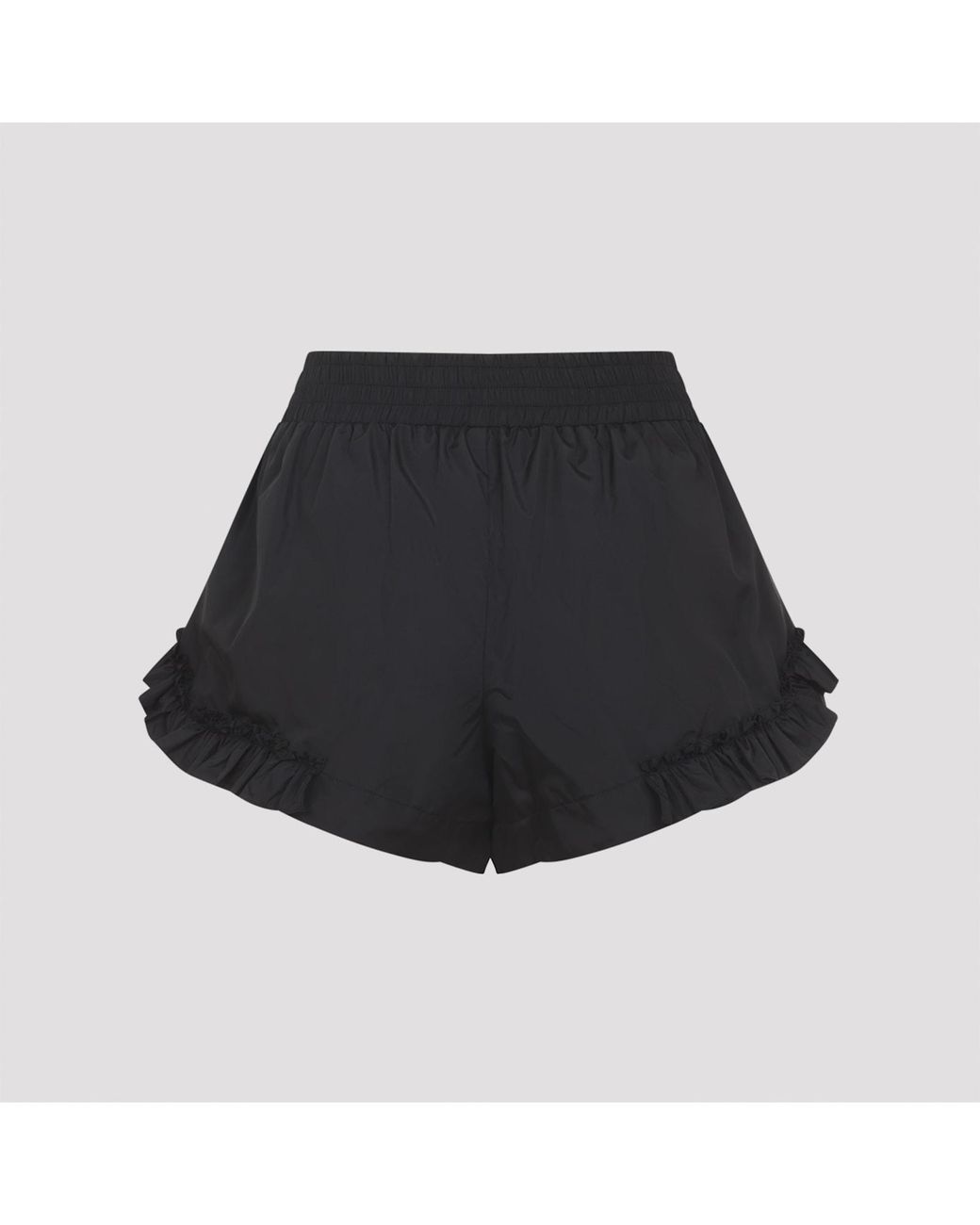 Simone Rocha Black Frill Track Shorts