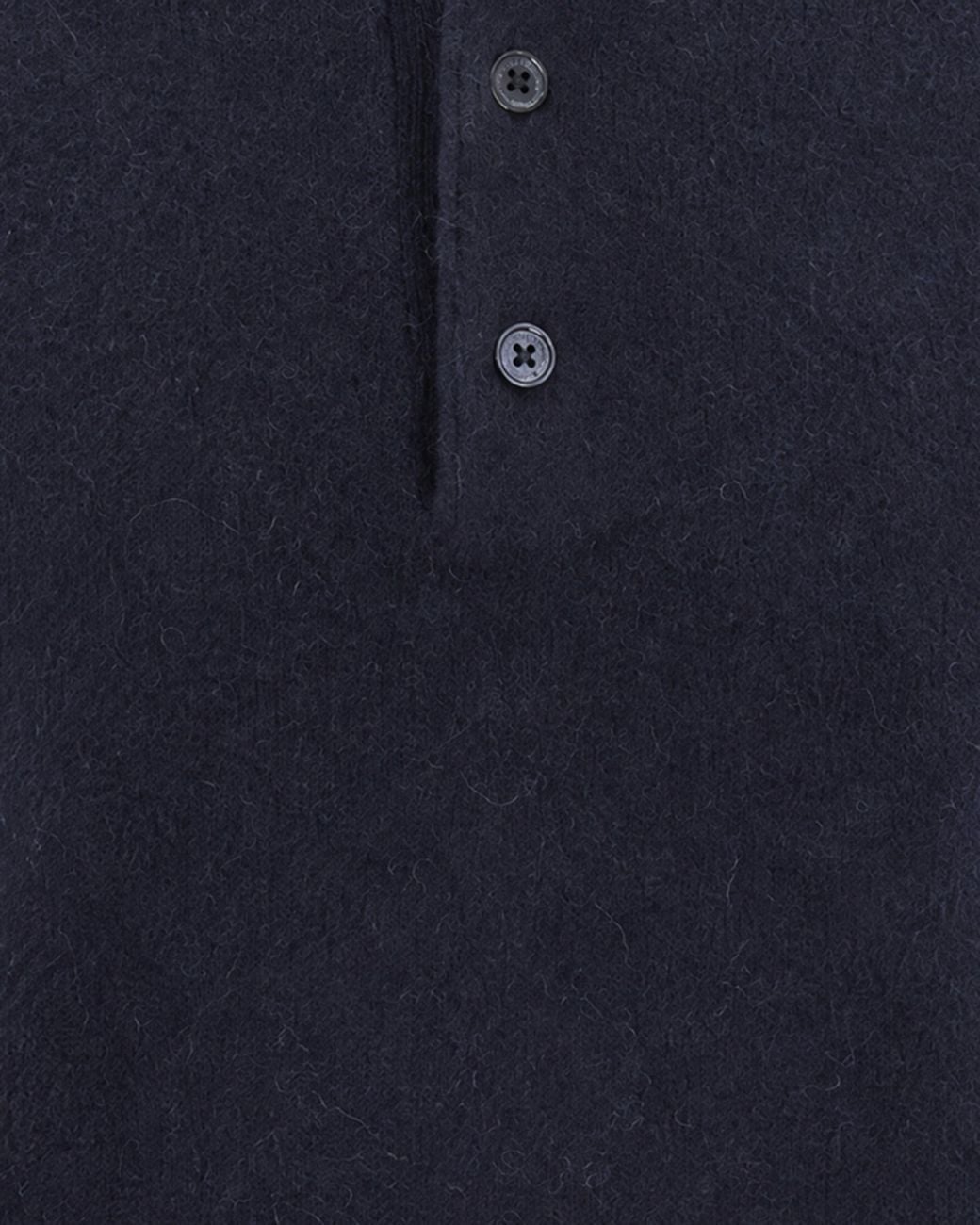 Paolo Pecora Blue Long-Sleeve Polo Jumper Wool Sweater for men