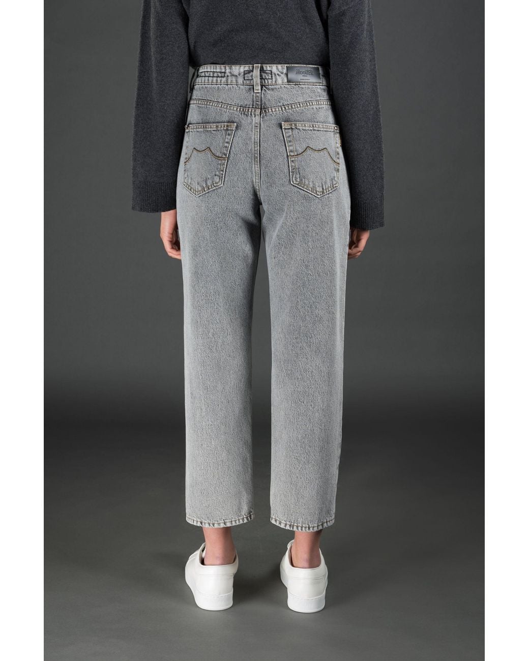 Moorer Black Light Straight Trousers