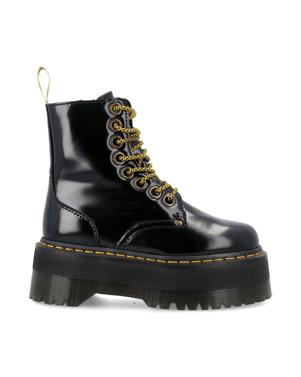 Dr. Martens Vegan Jadon Max Platform Boots in Black Lyst UK