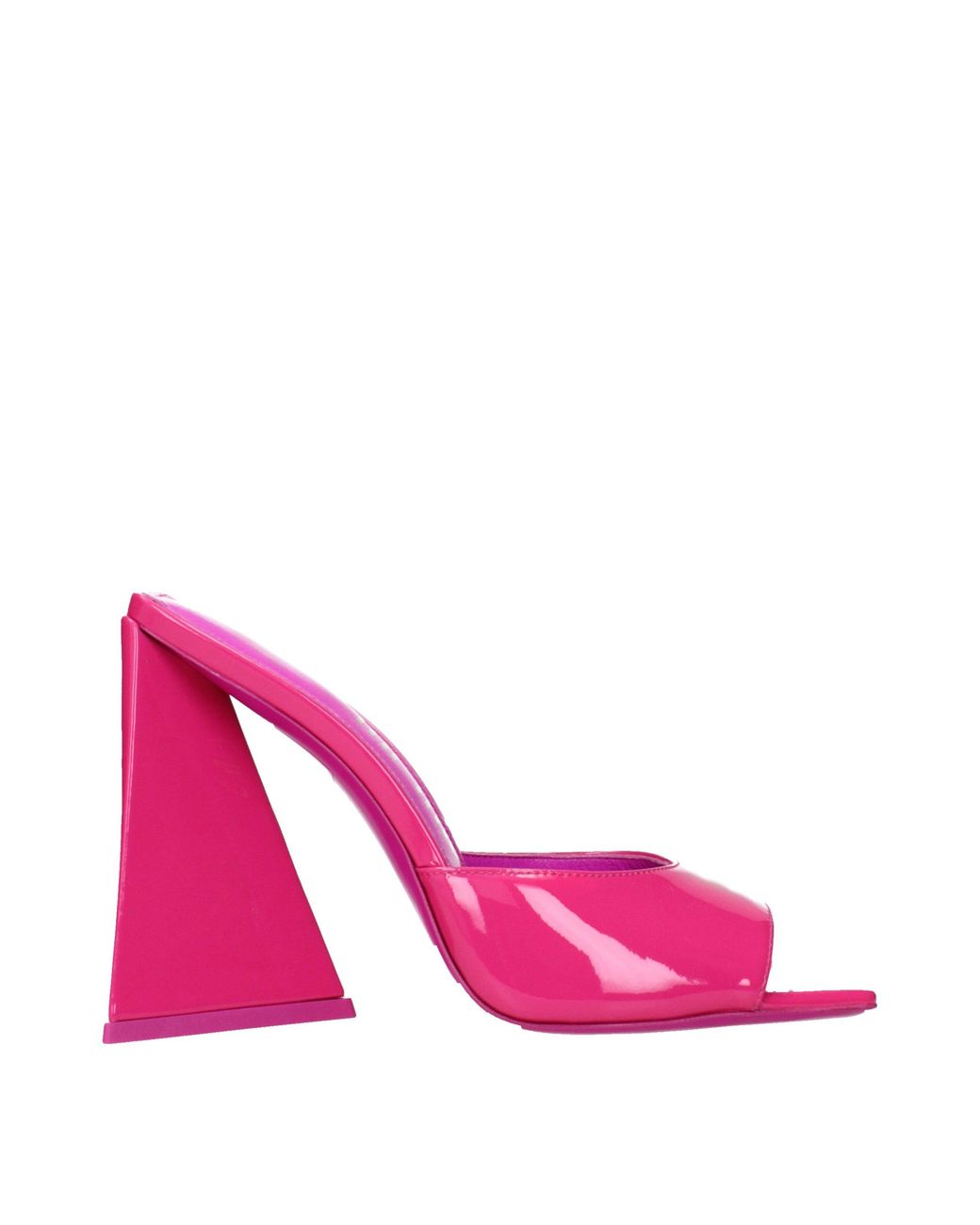 The Attico Pink Leather Sandal
