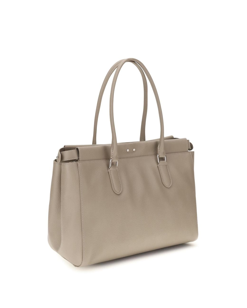 Fendi Natural Tote Bag Peekaboo Calf Leather
