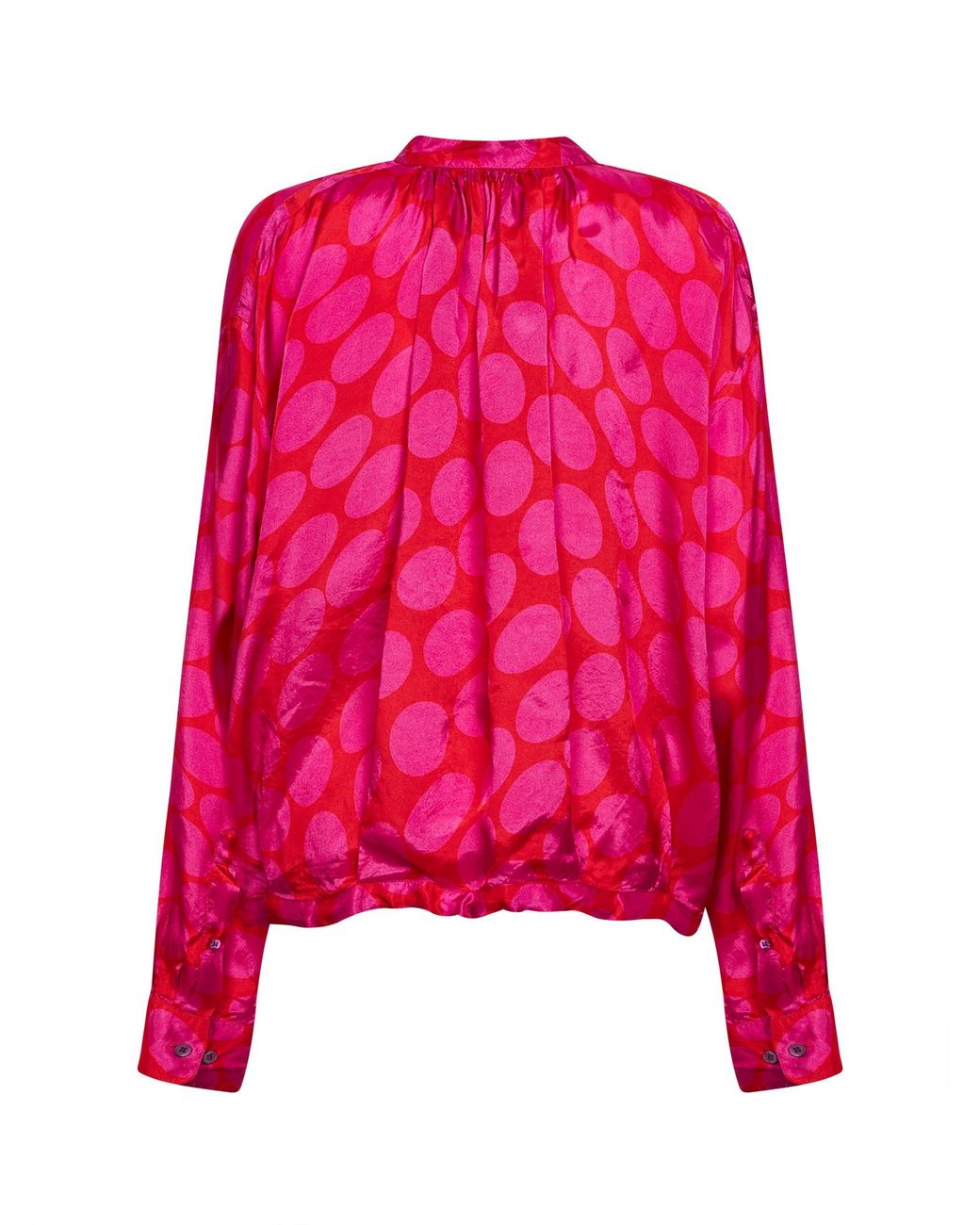 Dries Van Noten Pink Wrap Shirt Viscose