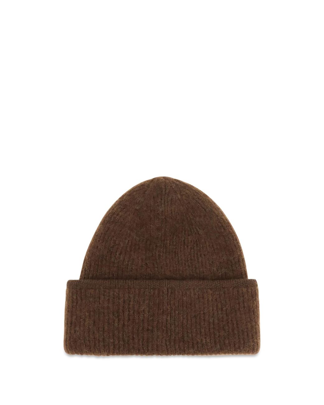 Jacquemus Brown Gros Grain Ribbed Beanie Hats E Hairbands