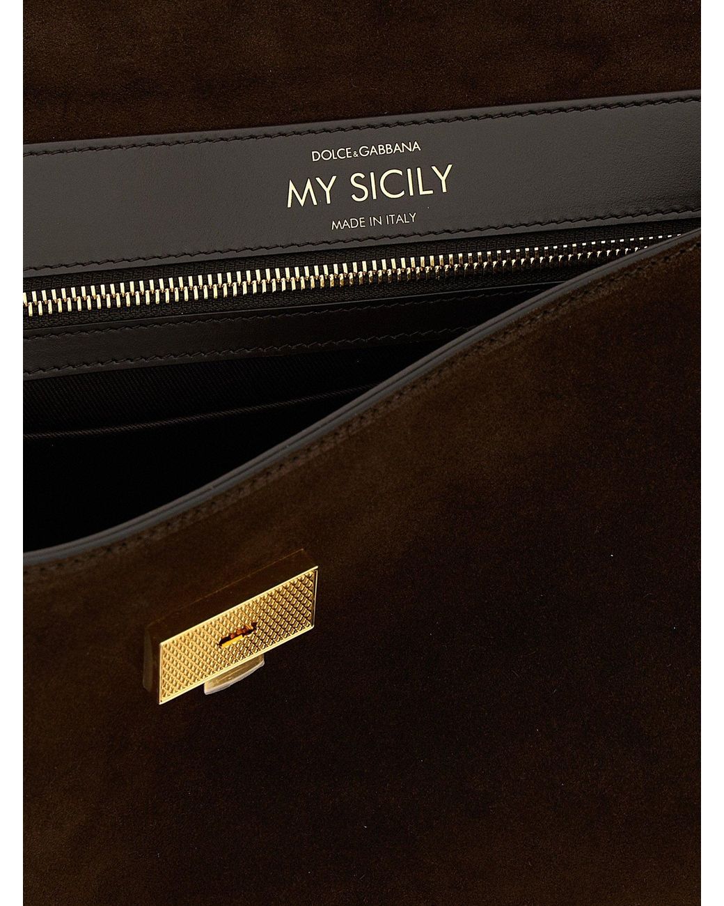 Dolce & Gabbana Black Dolce & Gabbana My Sicily Top Handle Bag
