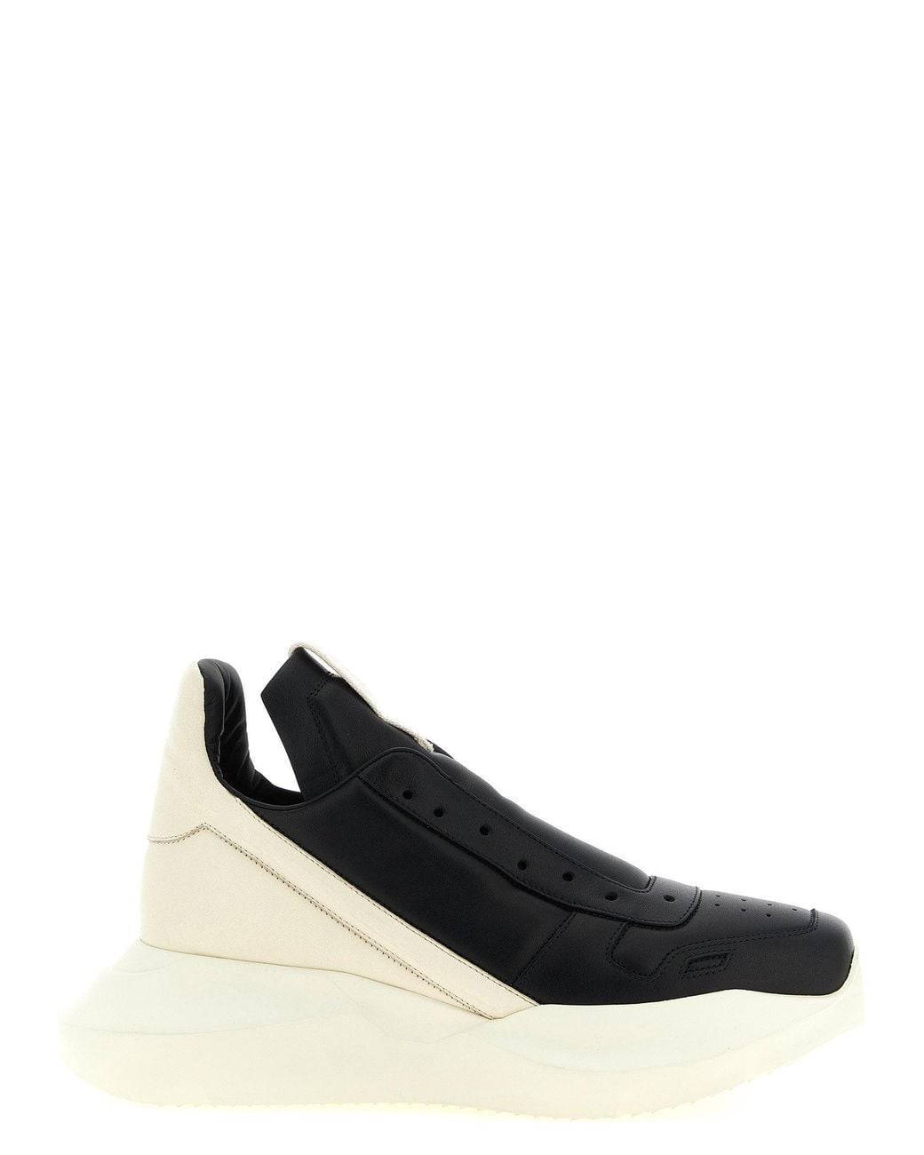 Rick Owens Black Geth Runner Sneaker for men