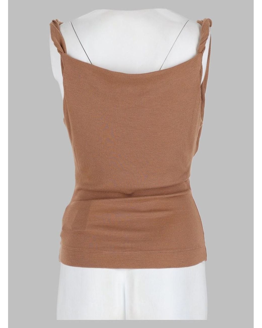 Vivienne Westwood Brown Anna Top Viscose Elastane