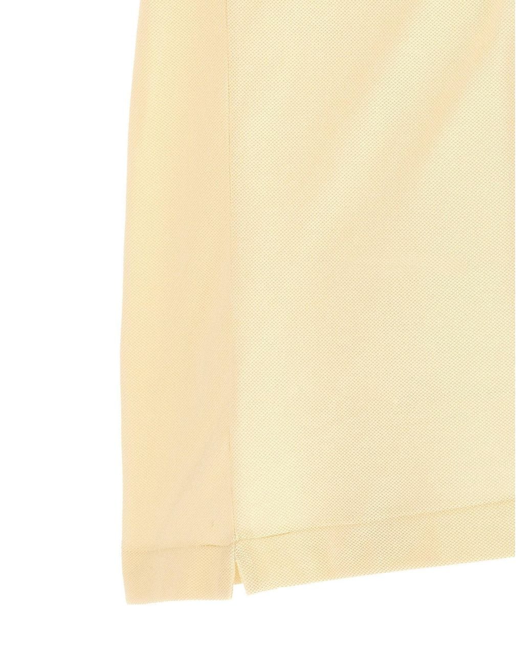 Lacoste Natural Logo-Patch Cotton Piqué Polo Shirt for men