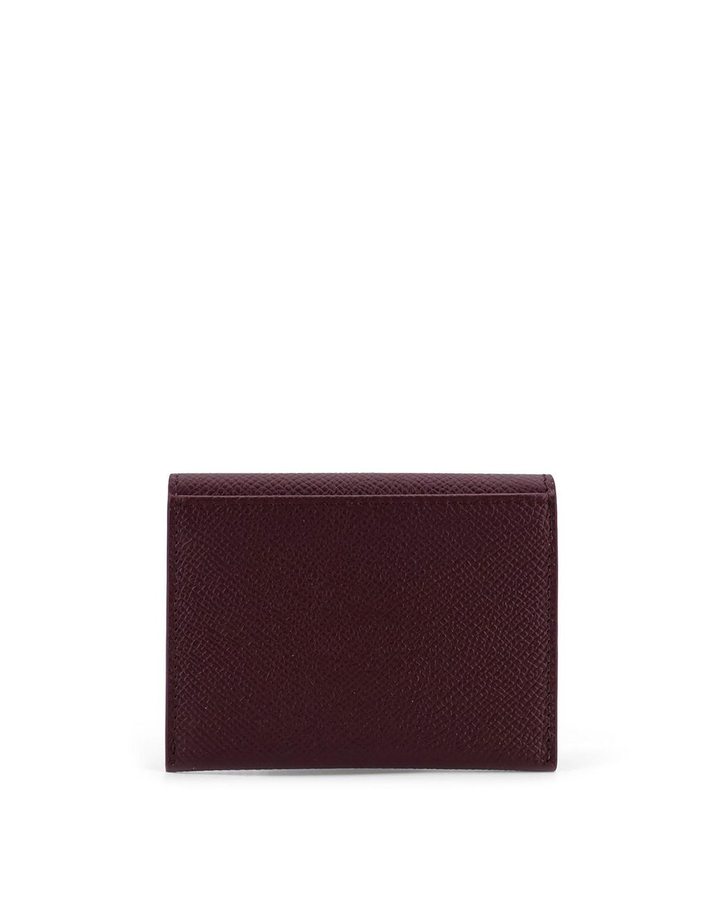 Ferragamo Purple Leather Card Holder