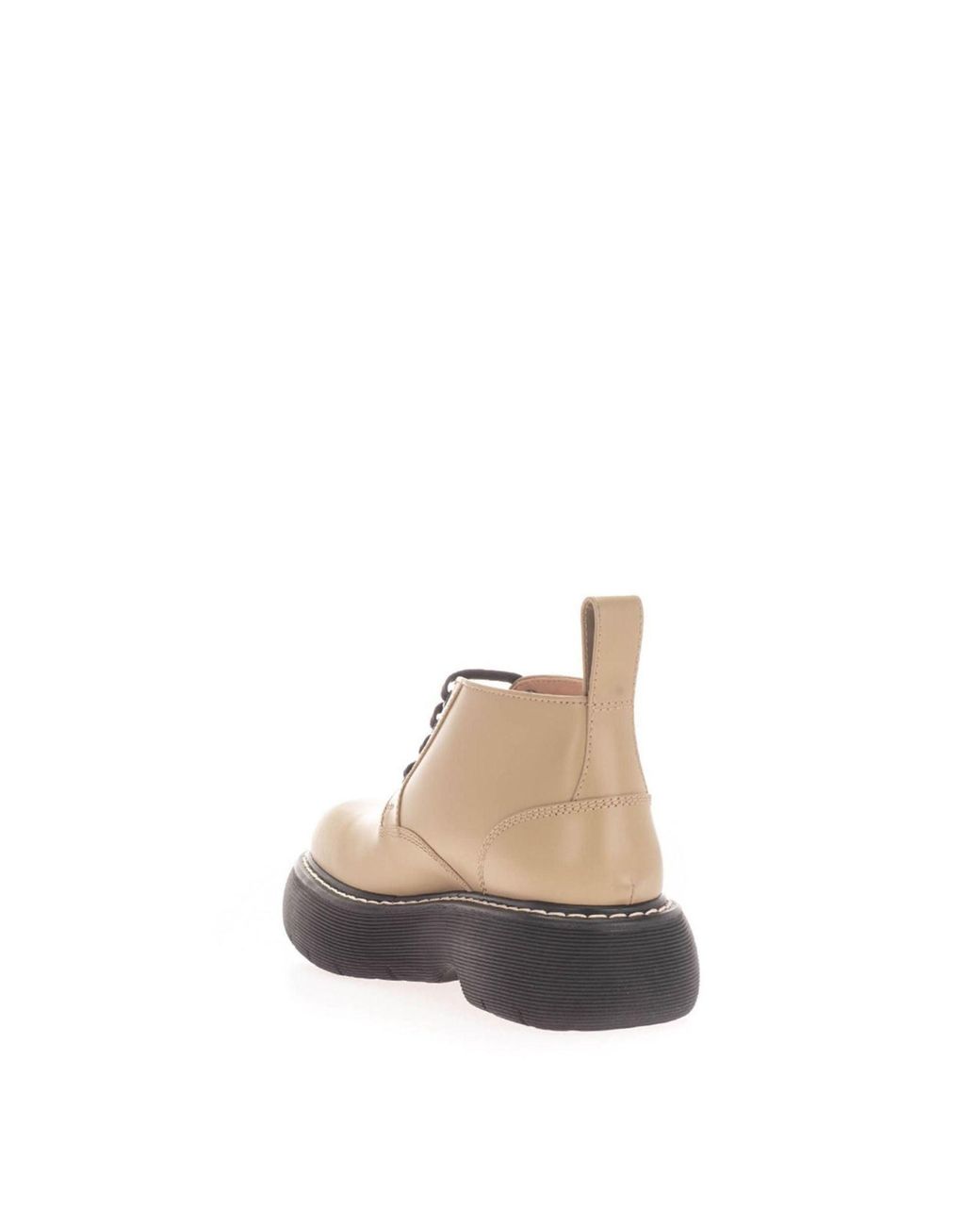 Bottega Veneta Natural The Bounce Lace-Up Boots
