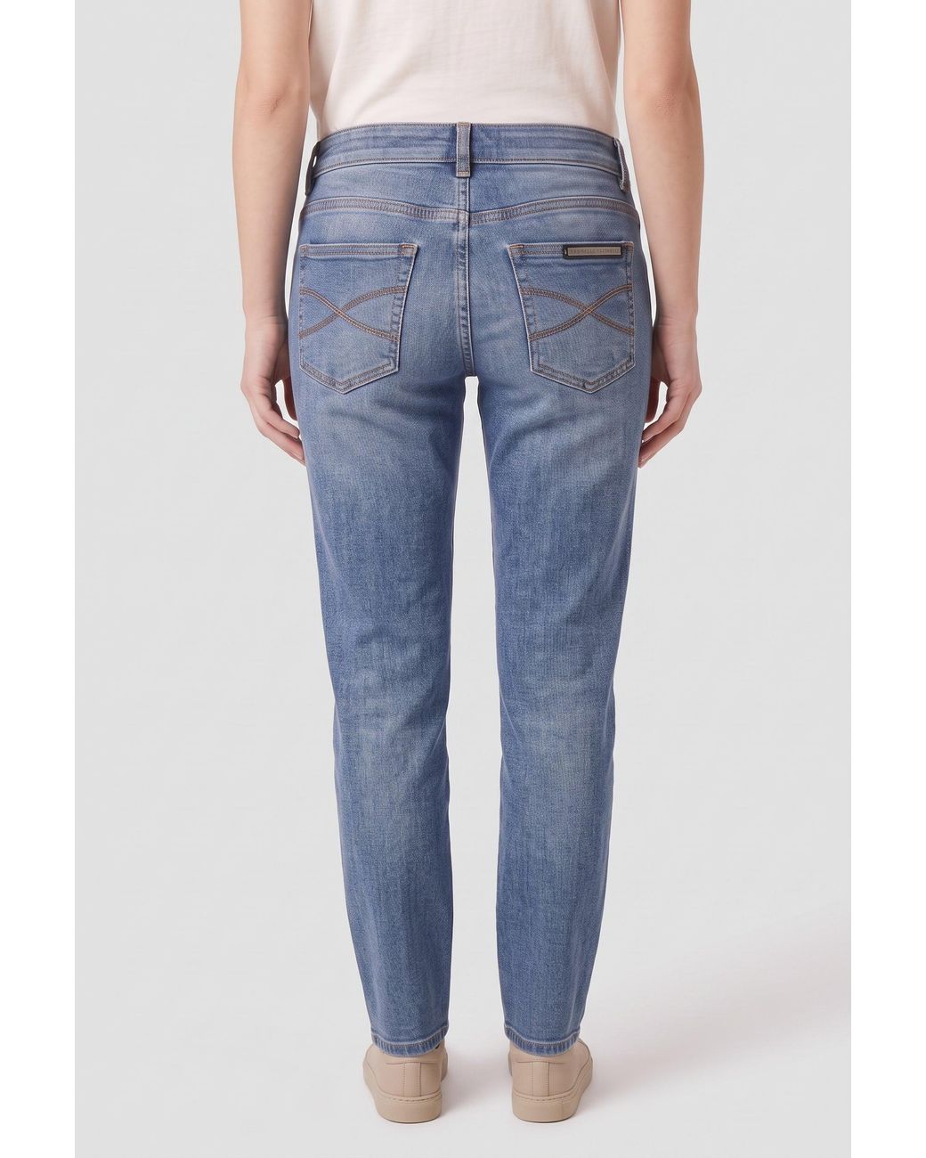 Brunello Cucinelli Blue Light Denim Trousers