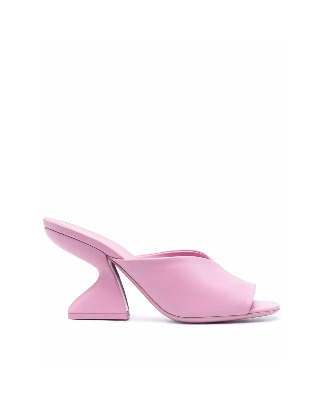 Ferragamo Pink Open-Toe Mule Sandals