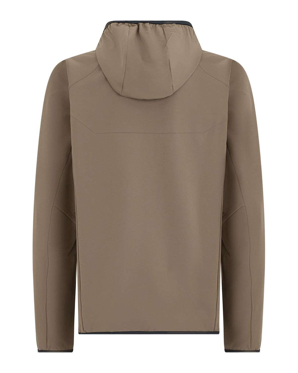 Boss Brown Hooded Rain Jacket Light Light/Pastel Polyamide Raincoats for men