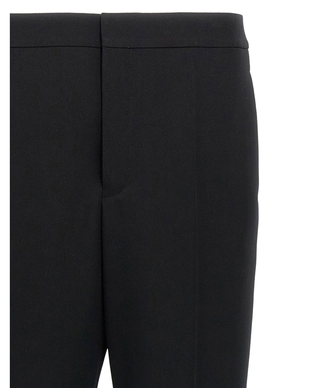 Saint Laurent Black Classique Trousers for men