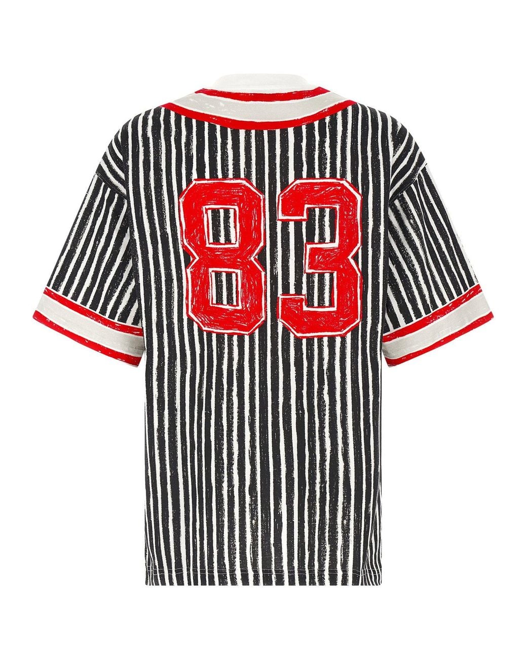 Moschino Red Trompe-L'Œil Print T-Shirt
