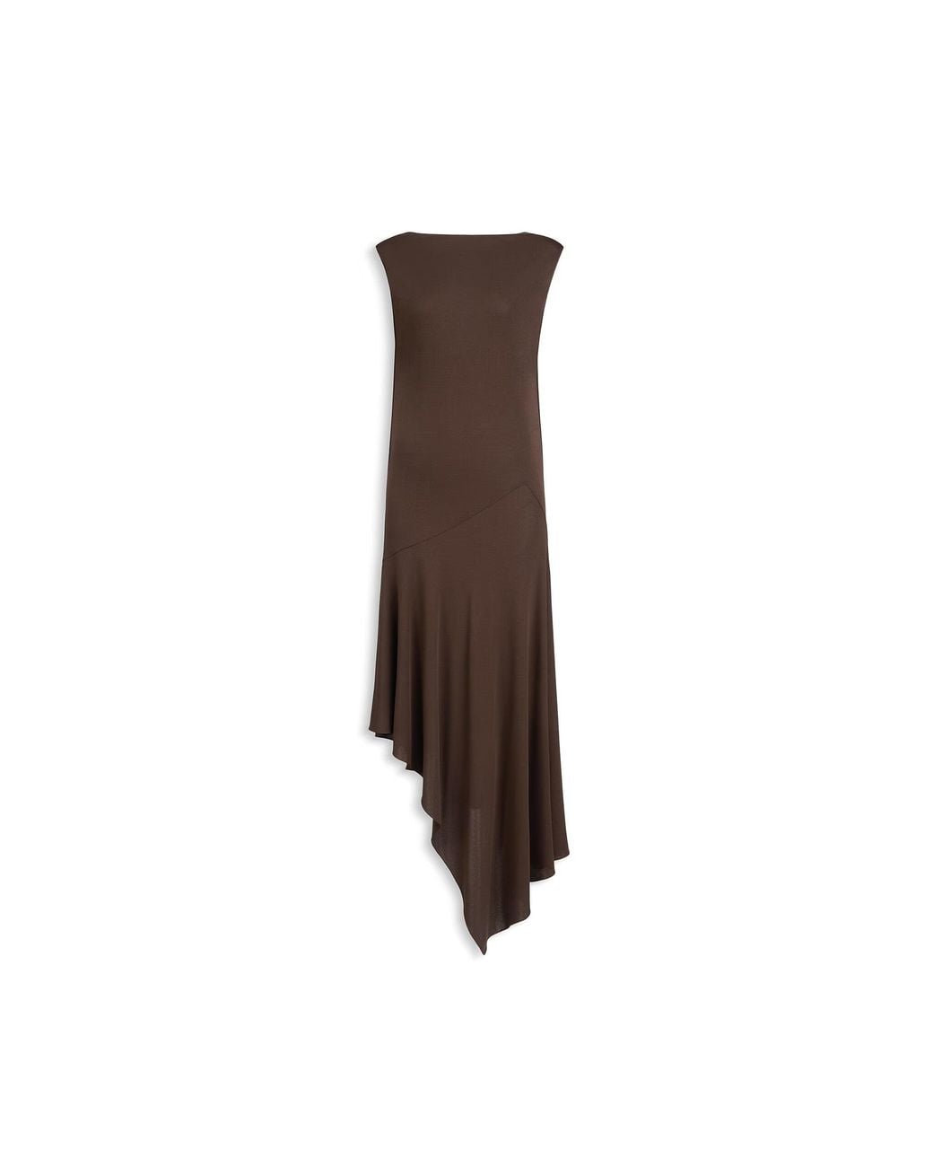 Maison AlaïA Brown Robe Dos Nu En Jersey De Crêpe Marron Dress
