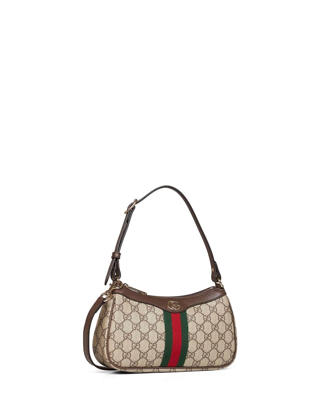 Gucci Natural And Dark Ophidia Small Shoulder Bag