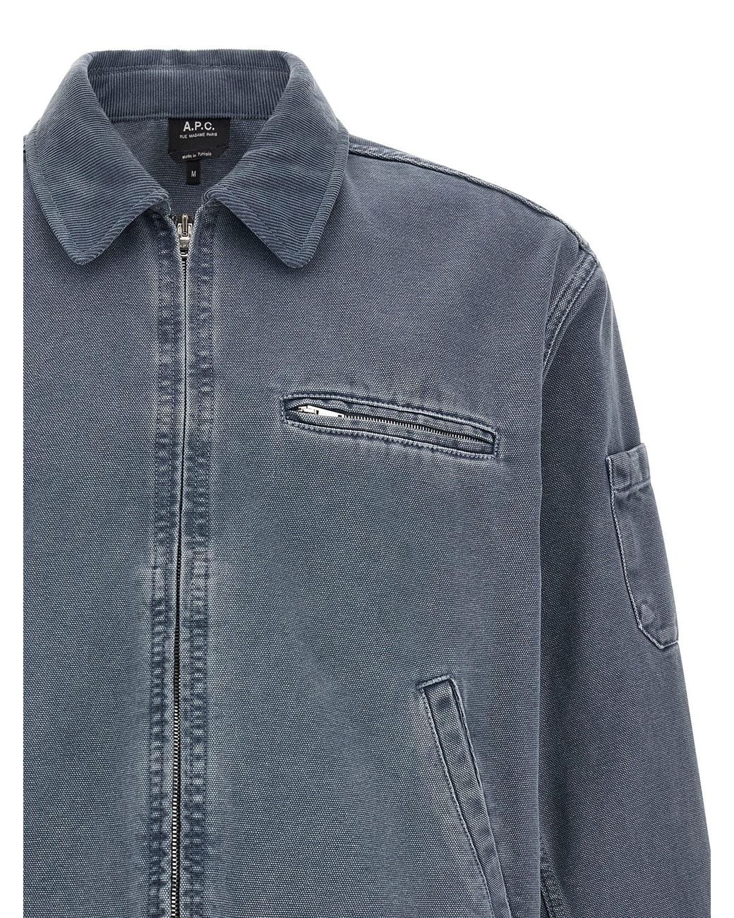 A.P.C. Blue Alexis Jacket for men