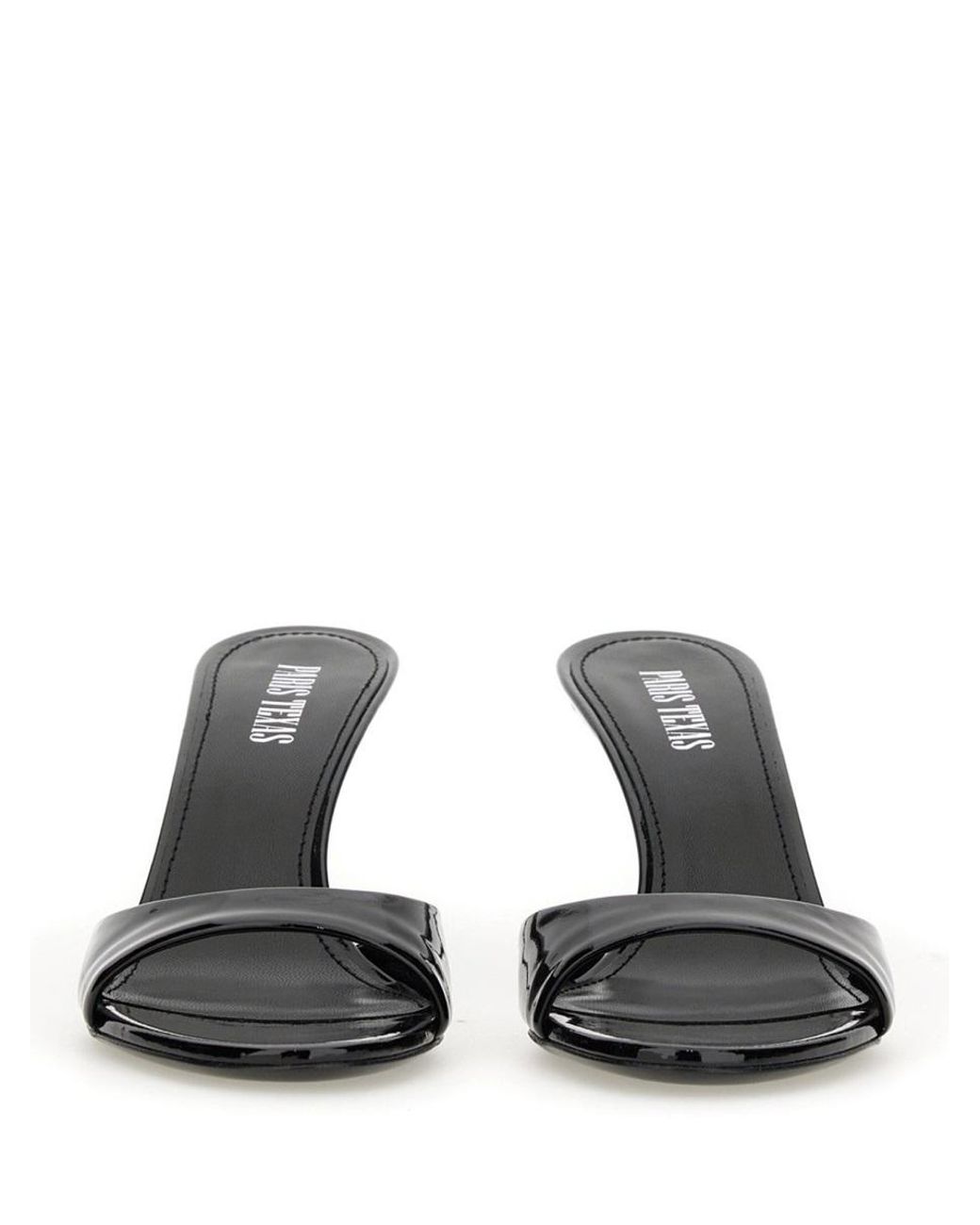 Paris Texas Black Mule Lidia
