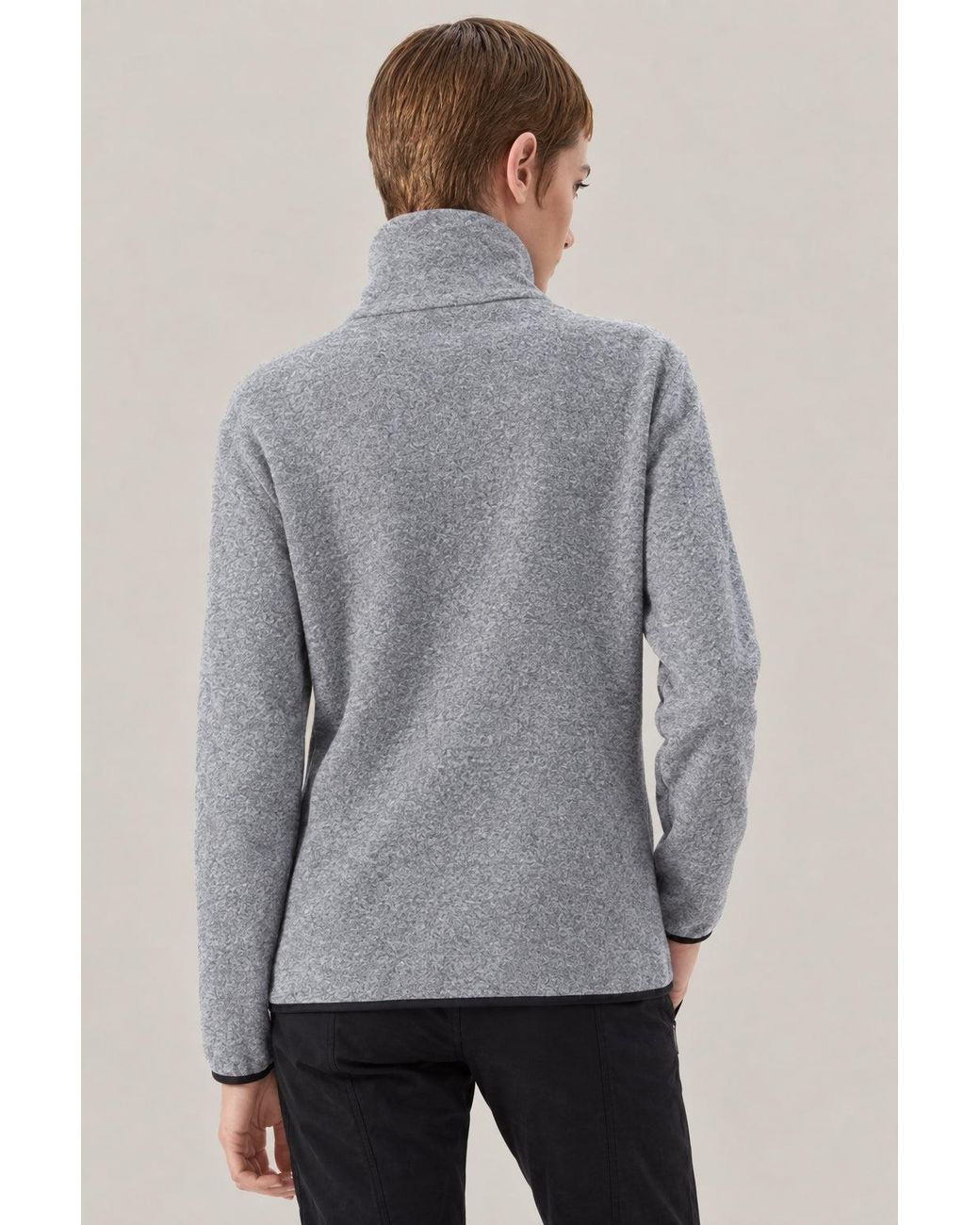 Brunello Cucinelli Gray Wool Blend Sweater Clothing