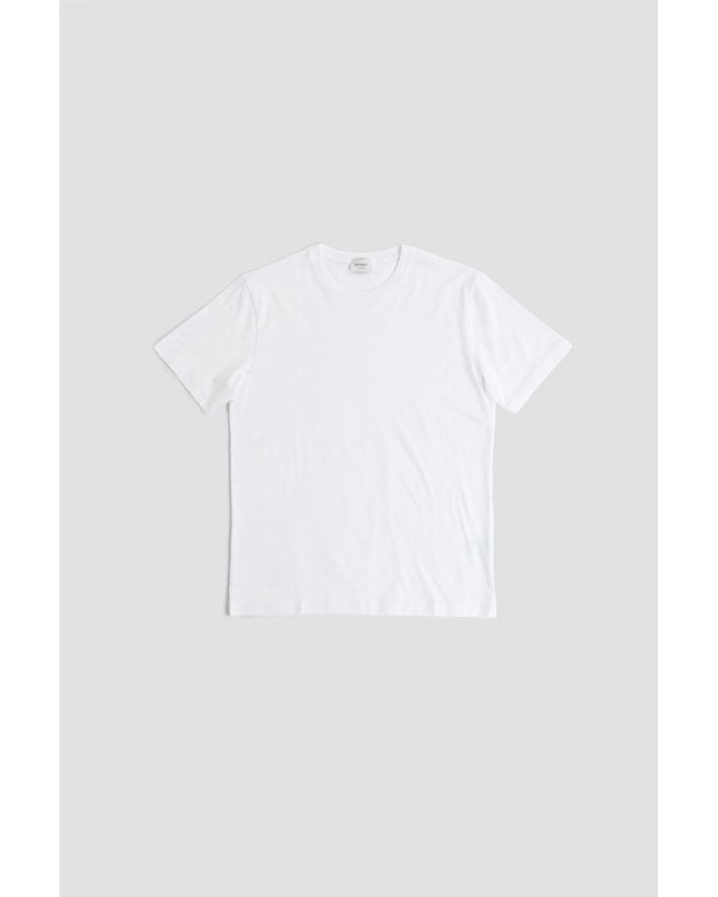 Handvaerk White Handvaerk Peruvian Pima Cotton T-Shirt for men