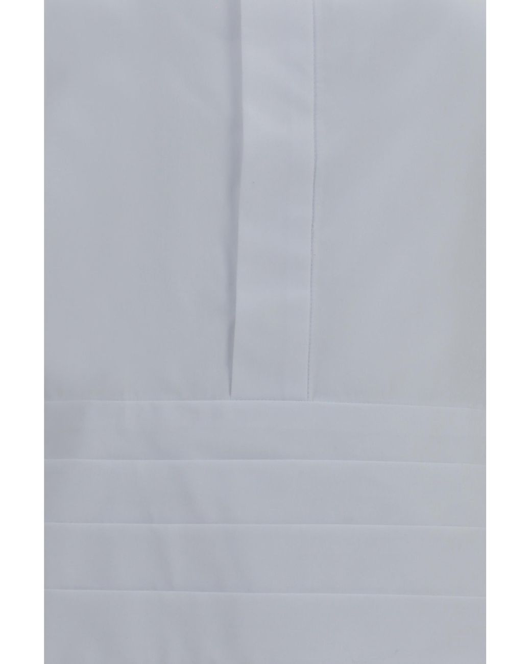 Sacai Blue Shirt Cotton Poplin With Belt