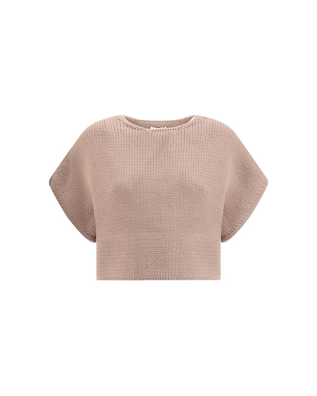 Alaïa Gray Chunky Knit Sweater Cotton