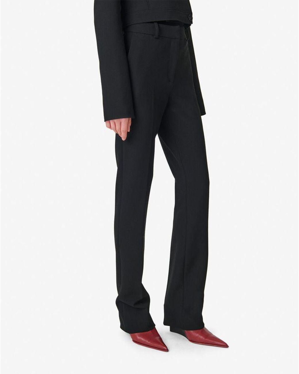 IRO Black Iro Tailored Wool Trousers