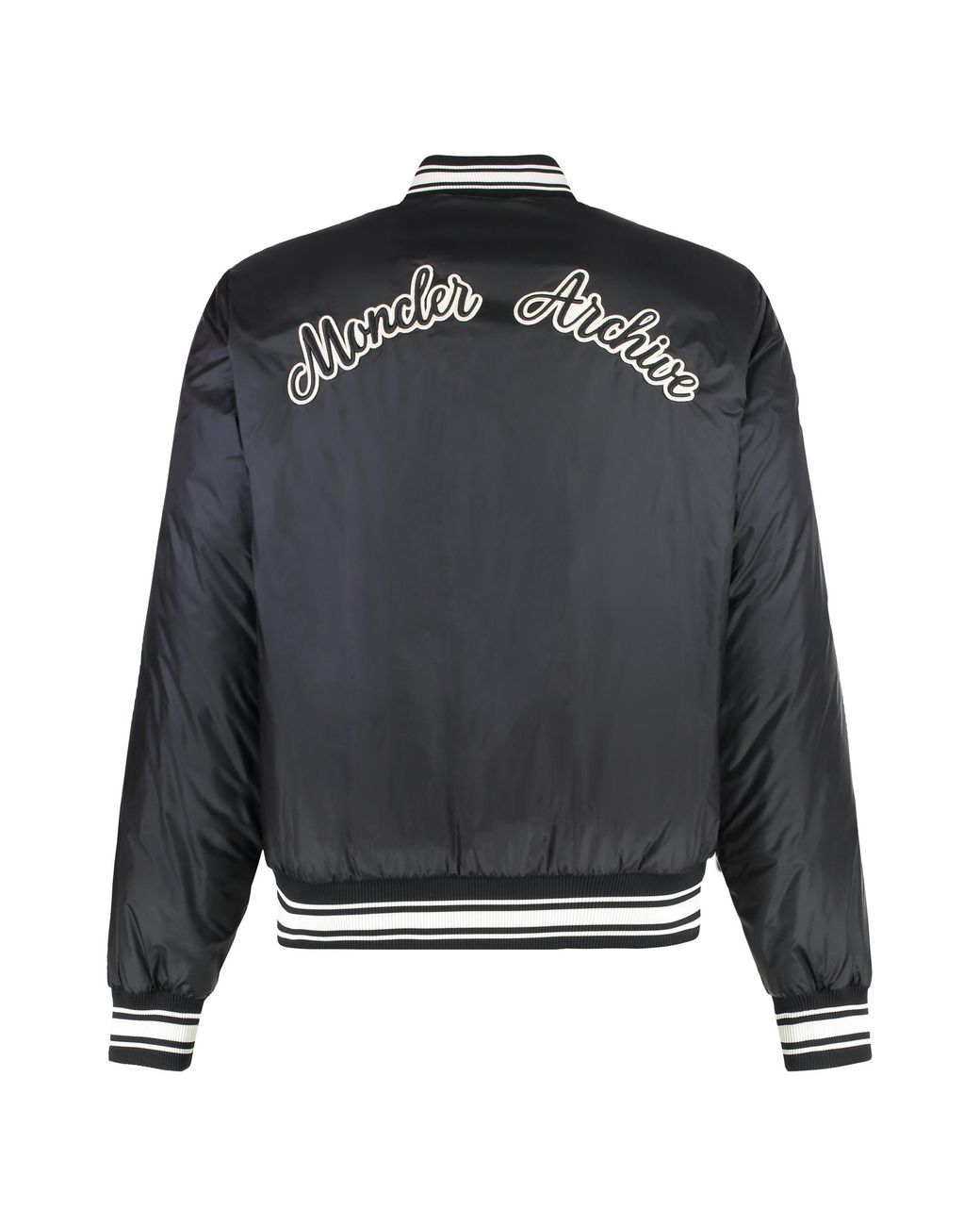 Moncler Black Bouchet Bomber Down Jacket Polyamide for men