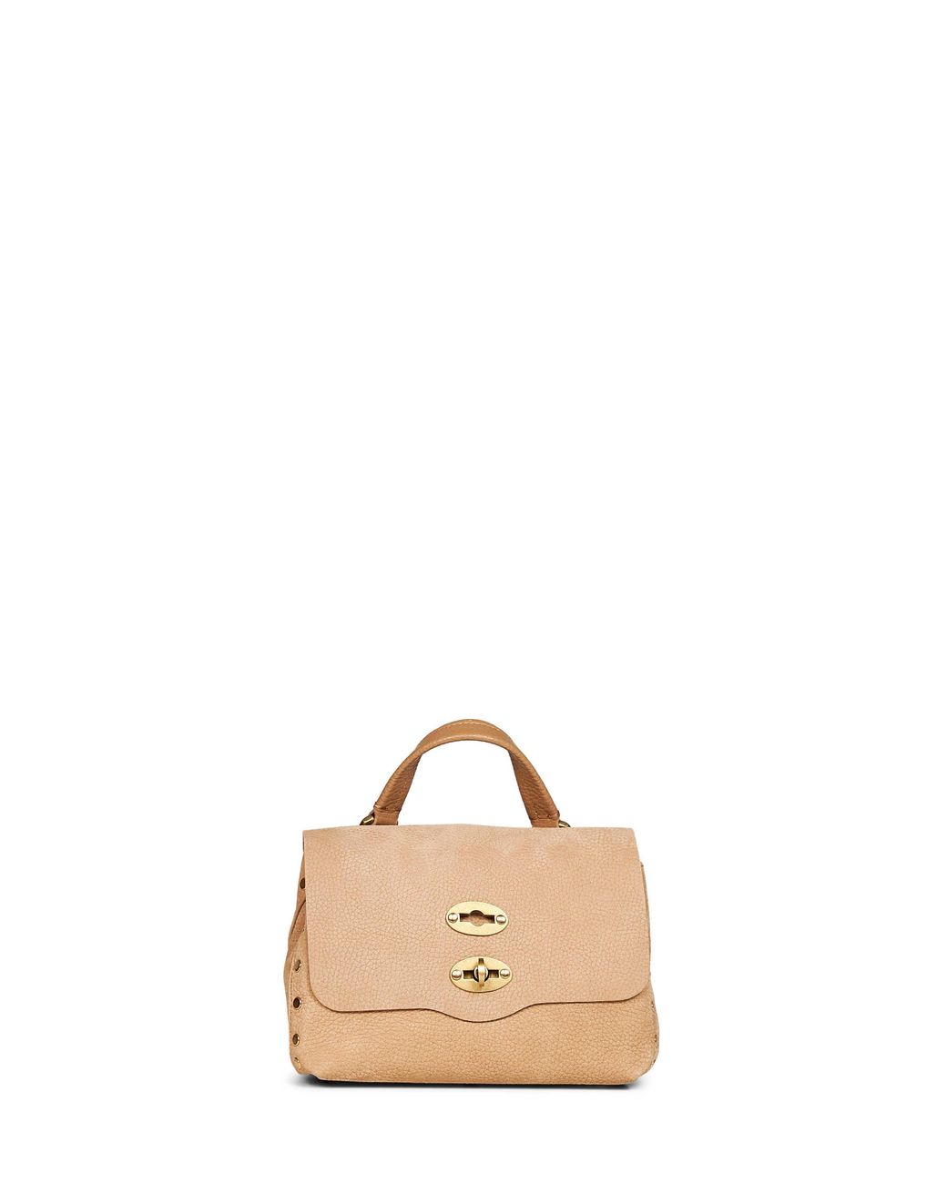 Zanellato Natural Handbag Postina Baby San Gimignano Bovine Leather Handbags