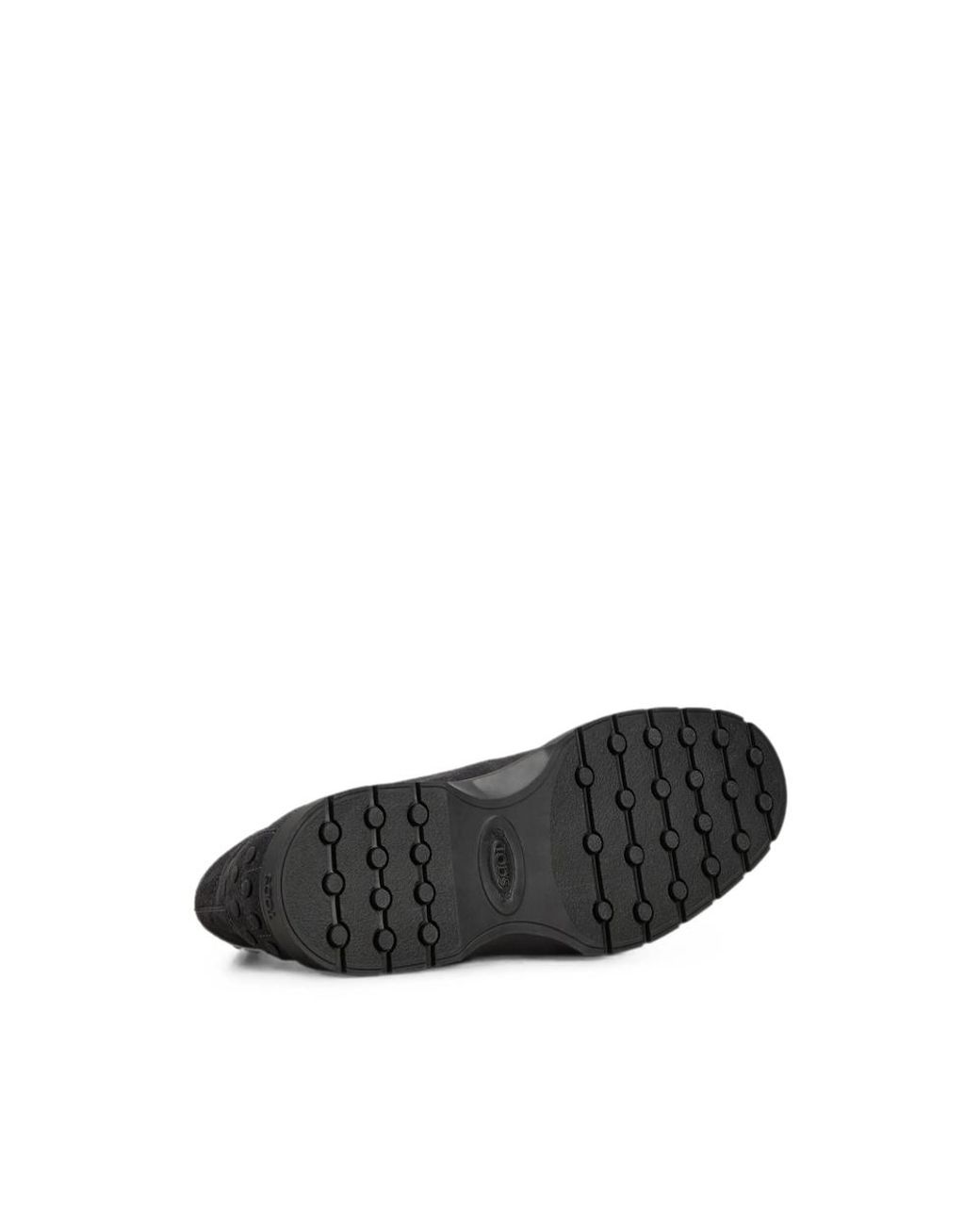 Tod's Black Suede Sneakers With Gommino Detail Calf Trainers for men